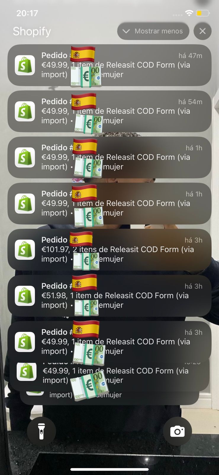 Pedidos COD na Espanha 🇪🇸